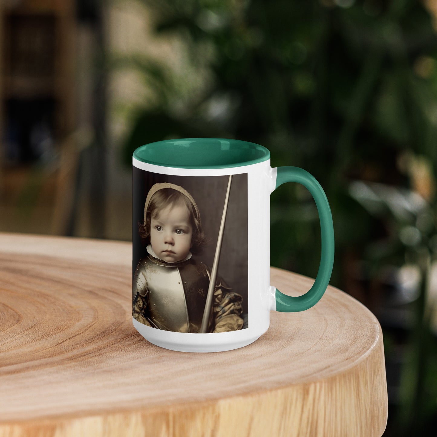 Mug / White Colored / Portrait Jeanne 'Joan' Arc II