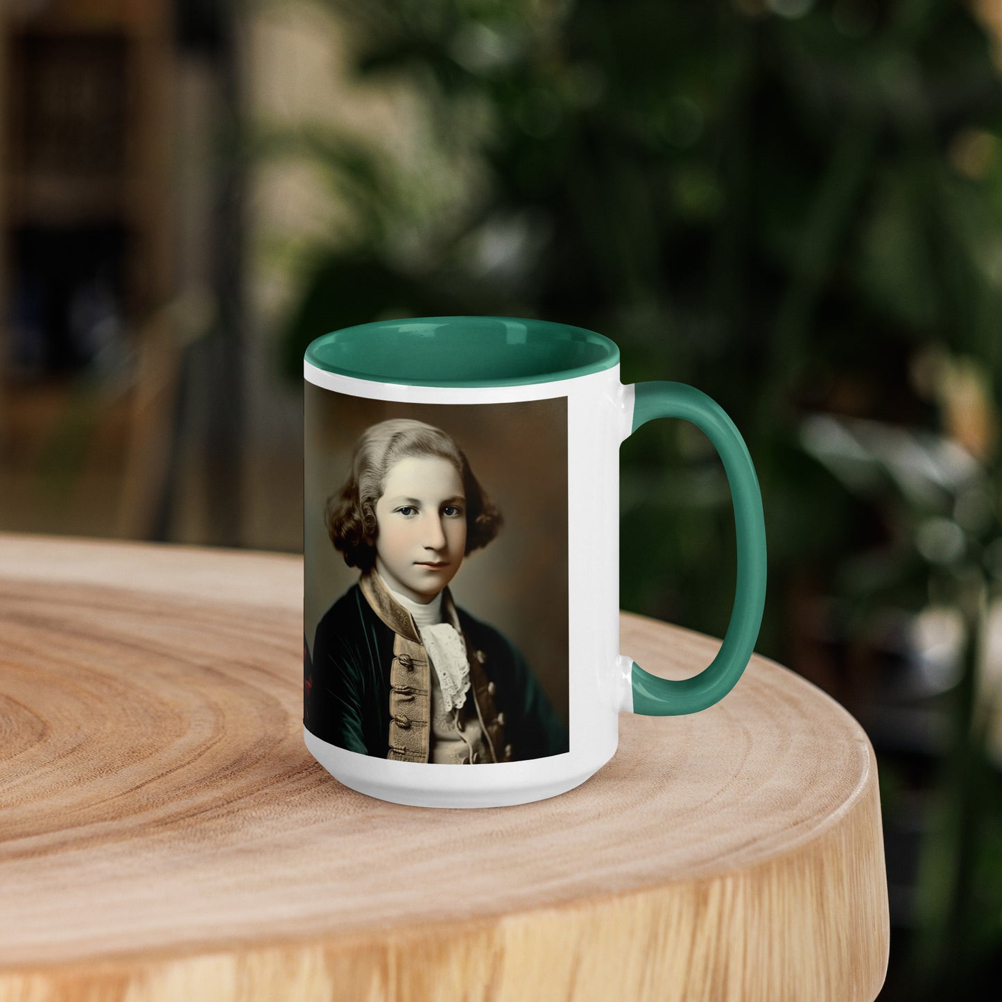 Mug / White Colored / Portrait George Augustine I