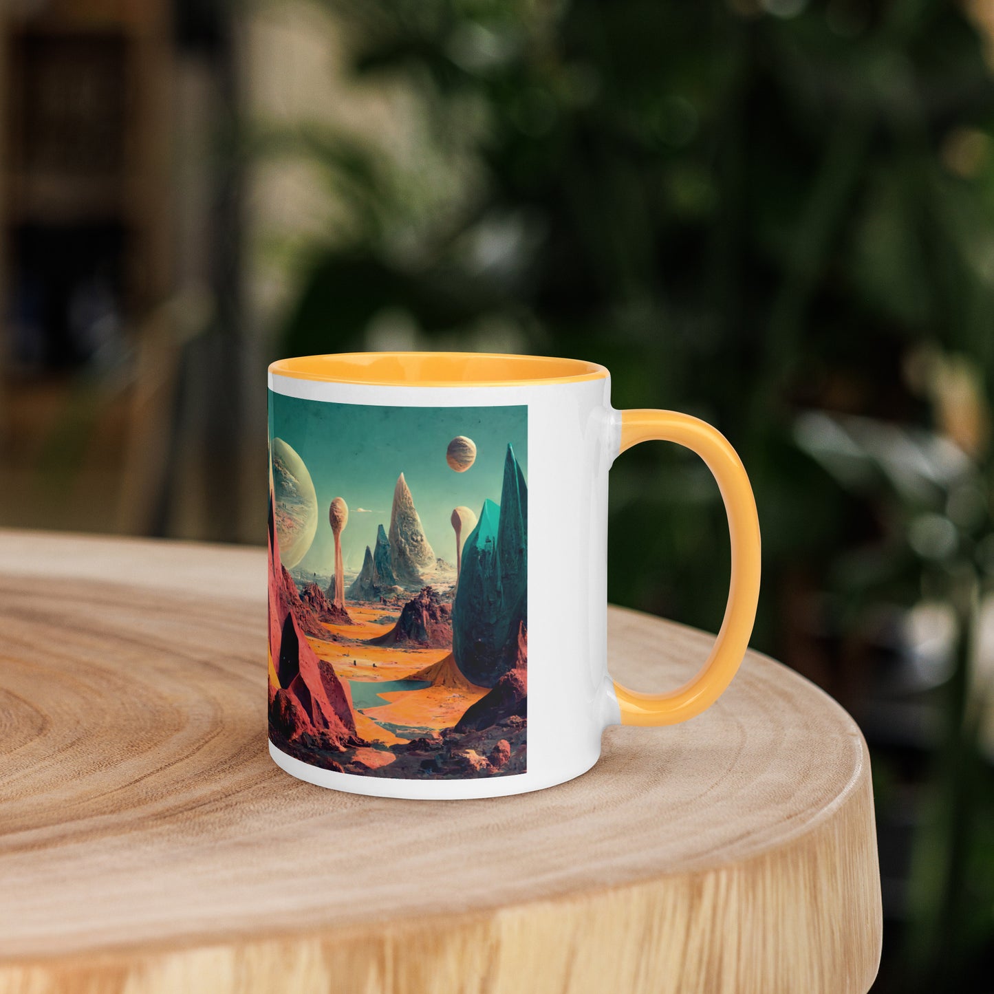 Mug / White Colored / Exoplanet #3