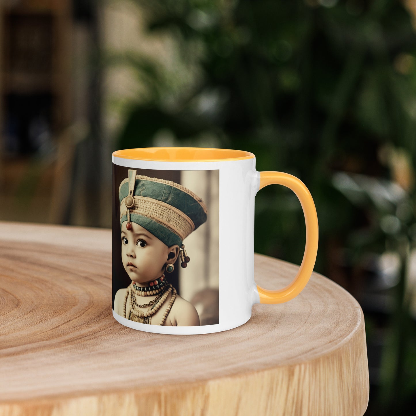 Mug / White Colored / Portrait Nefertiti Neferneferuaten I