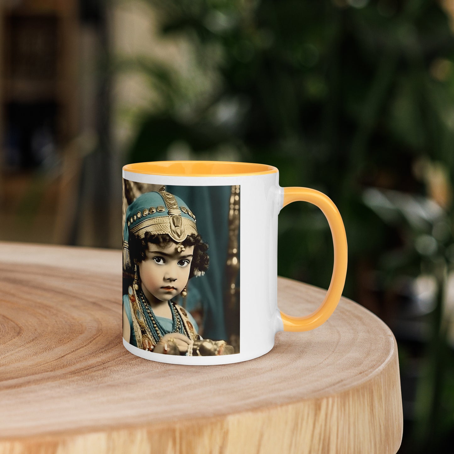 Mug / White Colored / Portrait Cleopatra Philopator II