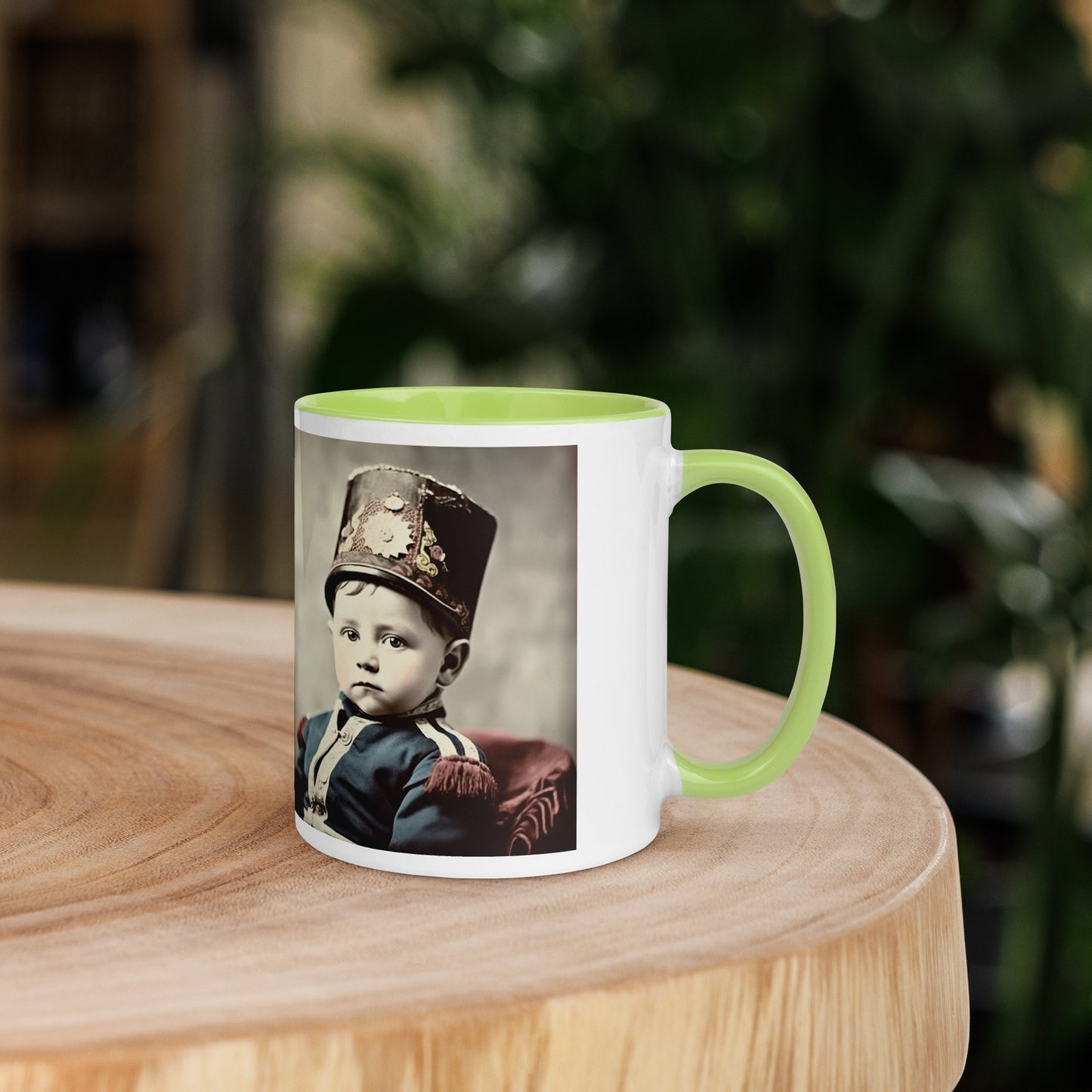 Mug / White Colored / Portrait Napoleon Carlo III