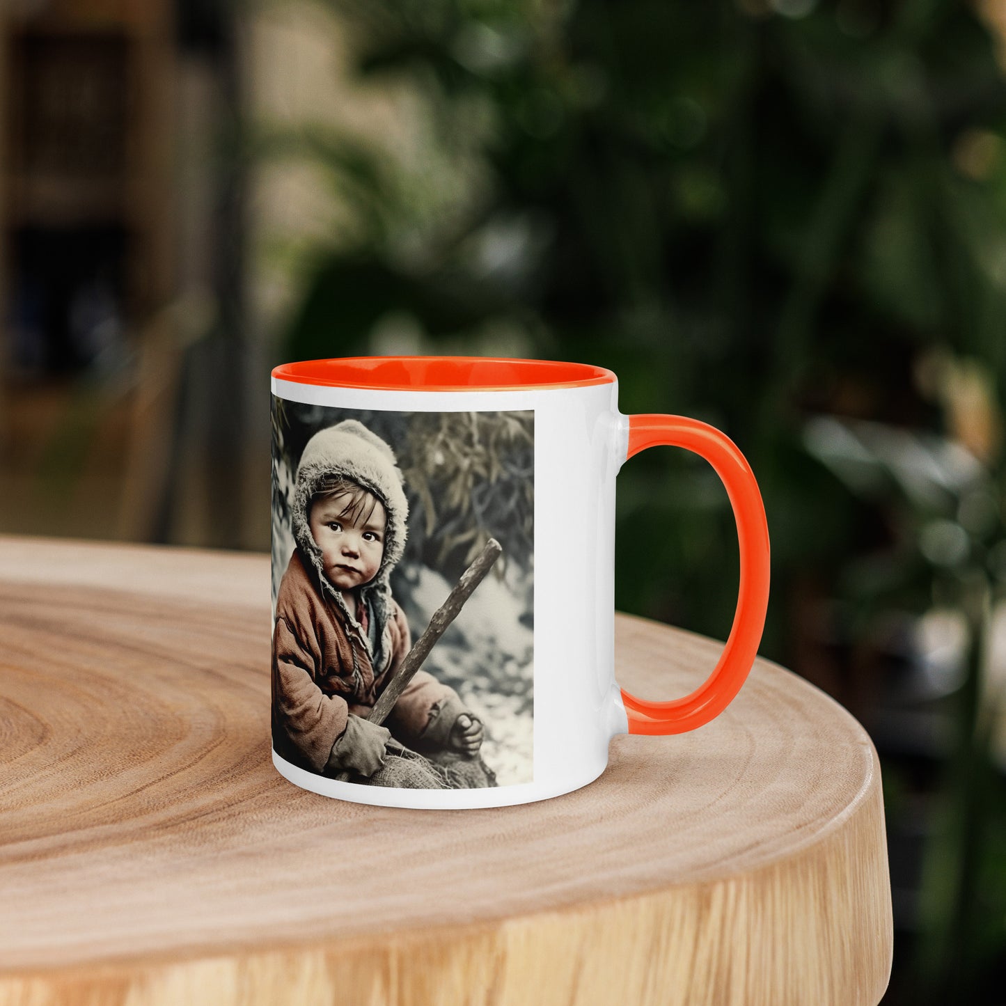 Mug / White Colored / Portrait Ötzi Tisenjoch I