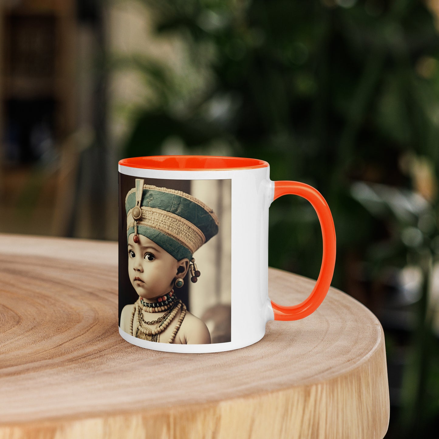 Mug / White Colored / Portrait Nefertiti Neferneferuaten I