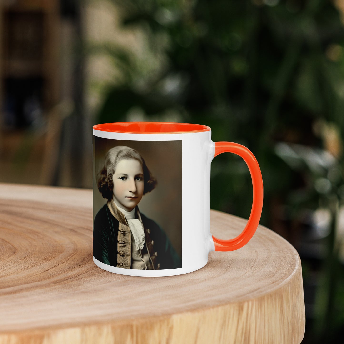 Mug / White Colored / Portrait George Augustine I