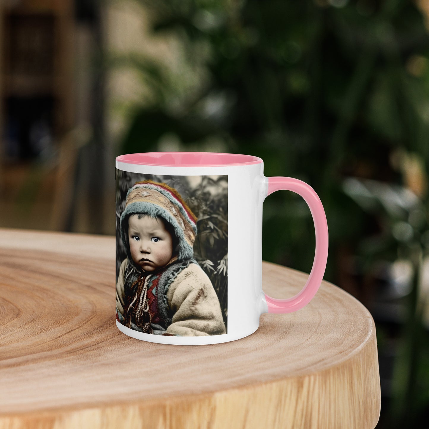 Mug / White Colored / Portrait Koelbjerg Child I