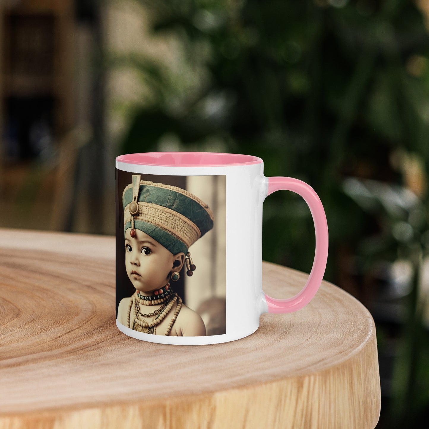 Mug / White Colored / Portrait Nefertiti Neferneferuaten I