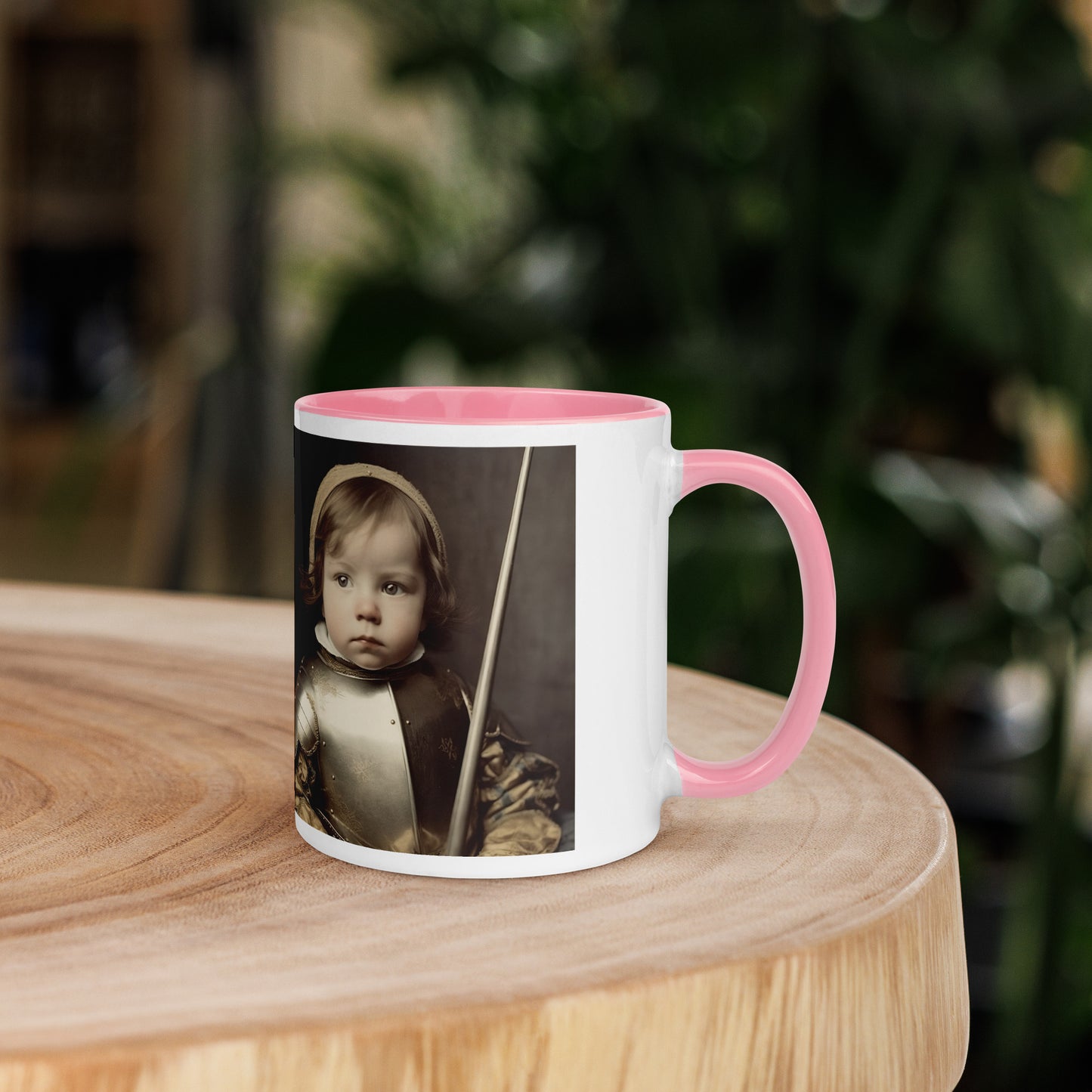 Mug / White Colored / Portrait Jeanne 'Joan' Arc II