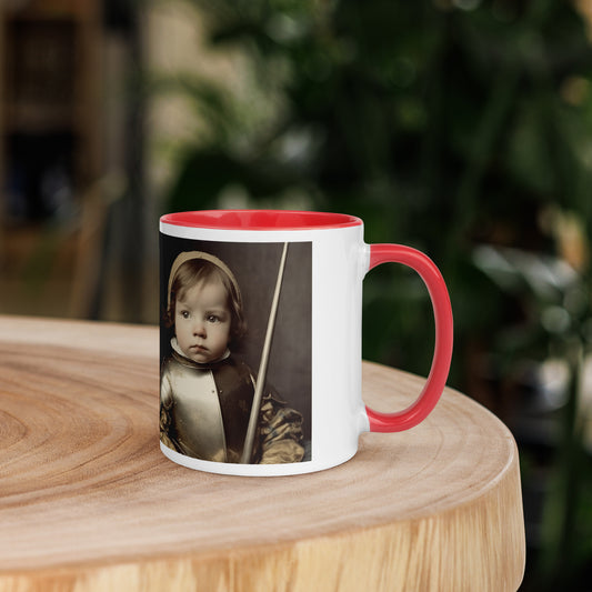 Mug / White Colored / Portrait Jeanne 'Joan' Arc II