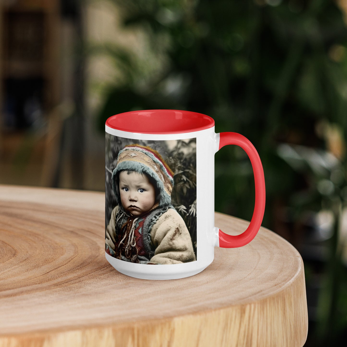 Mug / White Colored / Portrait Koelbjerg Child I