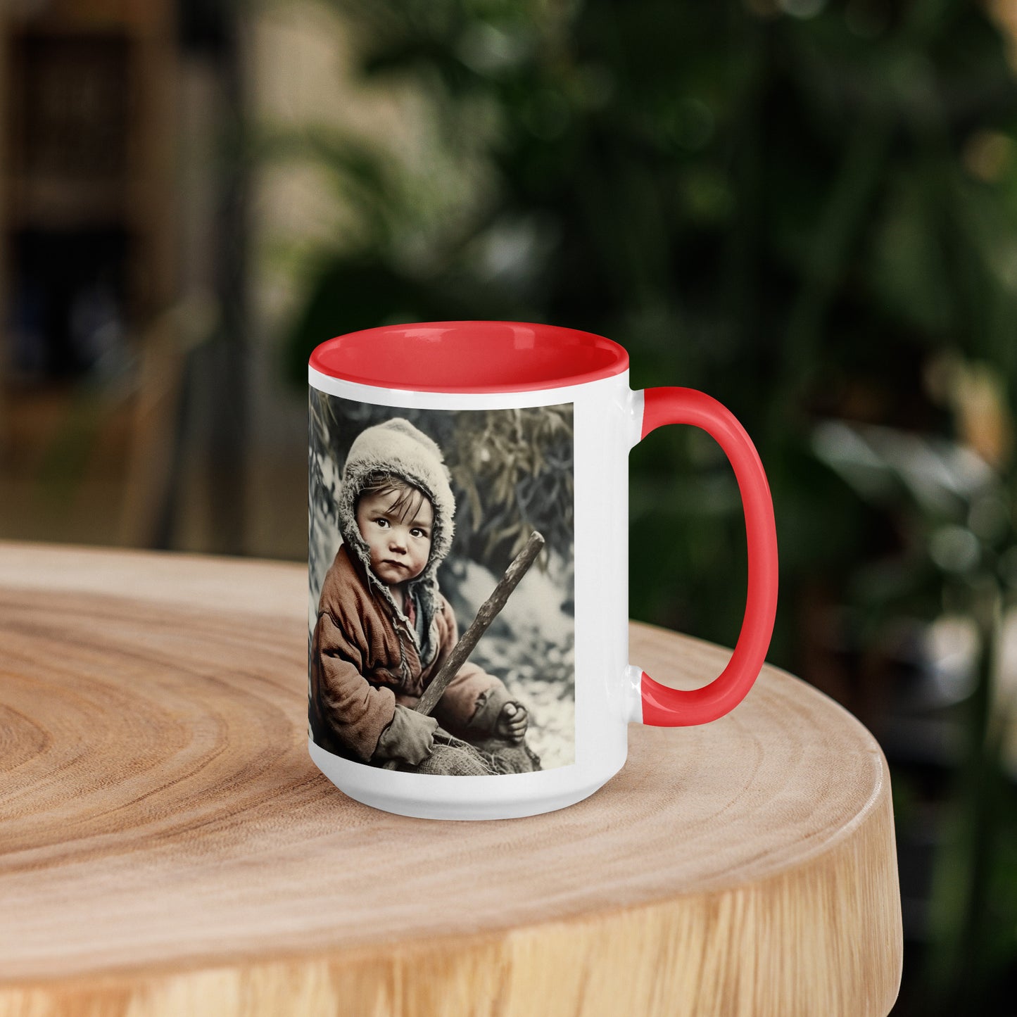 Mug / White Colored / Portrait Ötzi Tisenjoch I