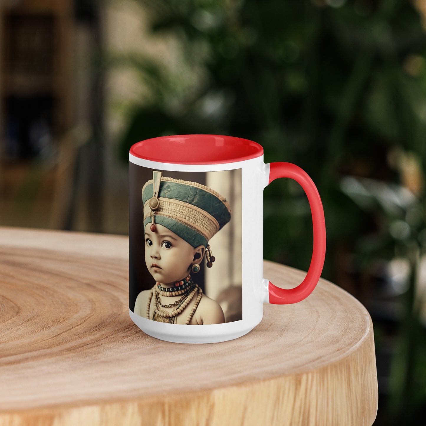 Mug / White Colored / Portrait Nefertiti Neferneferuaten I