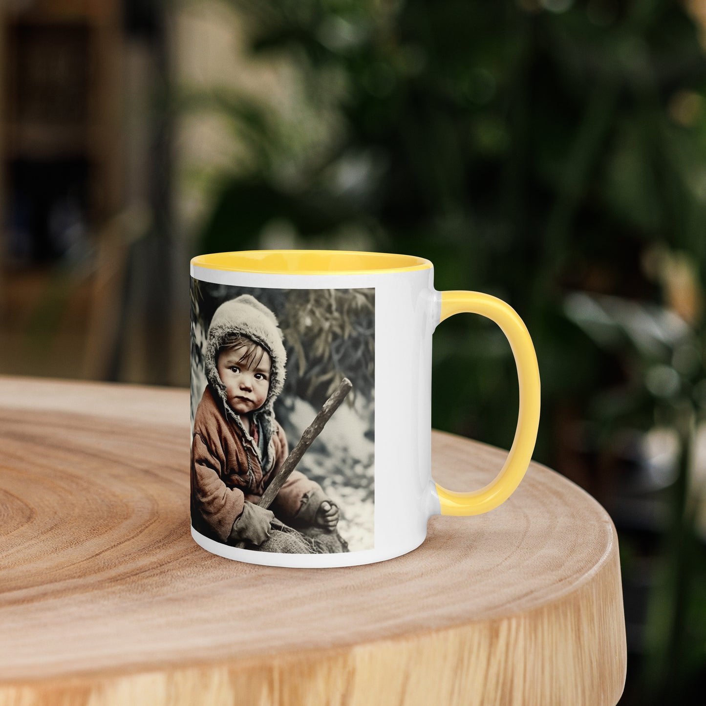 Mug / White Colored / Portrait Ötzi Tisenjoch I