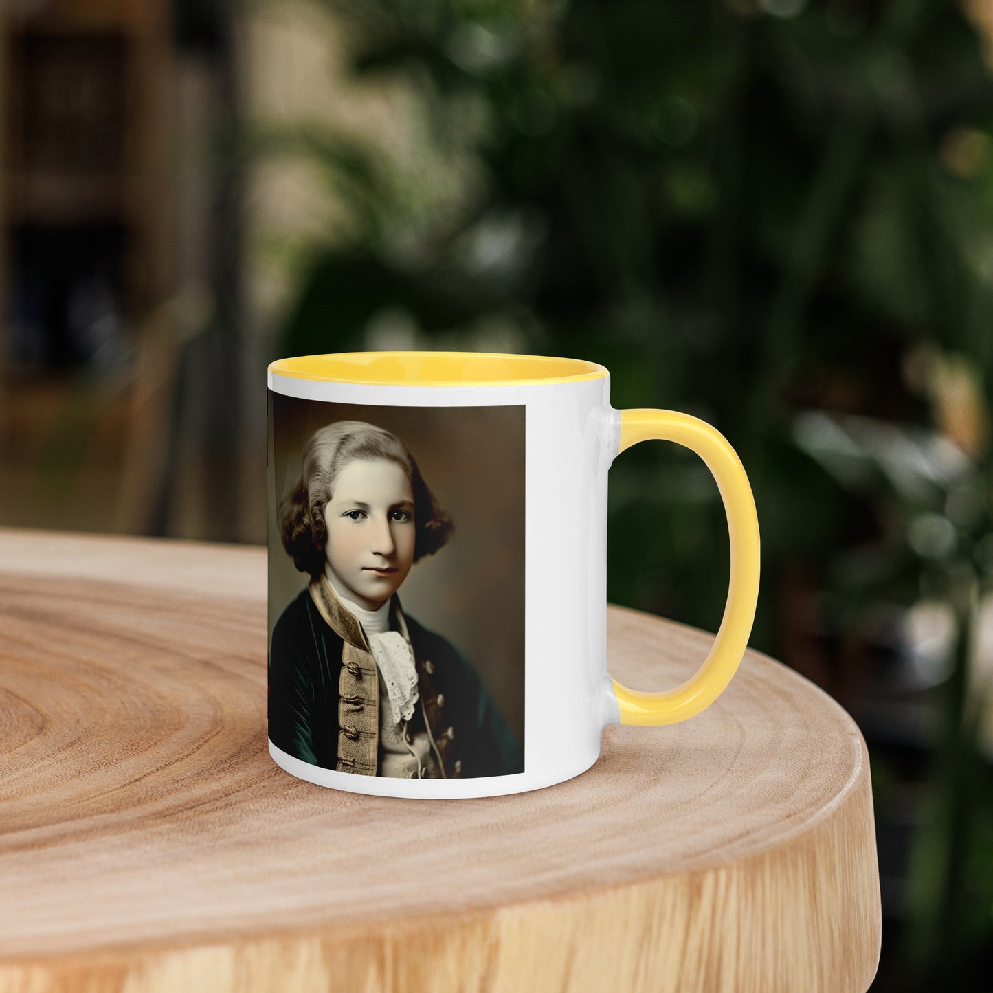 Mug / White Colored / Portrait George Augustine I