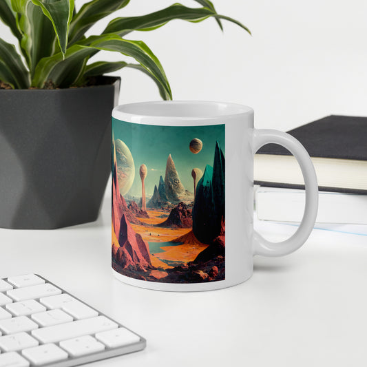 Mug / White Glossy / Exoplanet #3