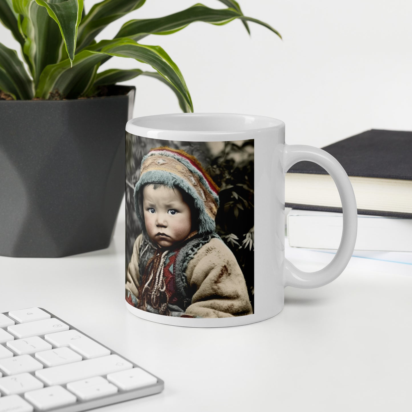 Mug / White Glossy / Portrait Koelbjerg Child I