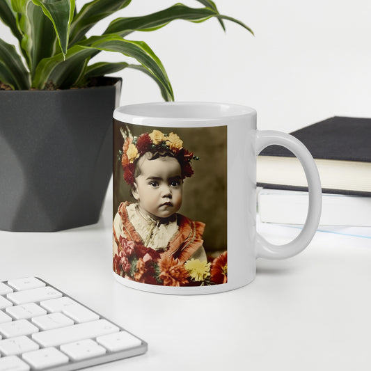 Mug / White Glossy / Portrait Magdalena Frida I