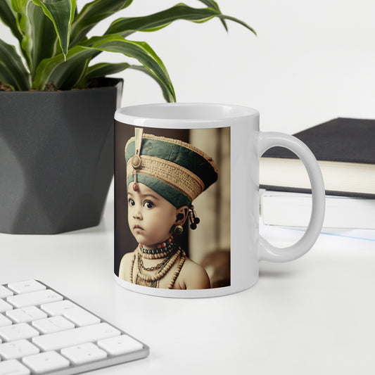 Mug / White Glossy / Portrait Nefertiti Neferneferuaten I