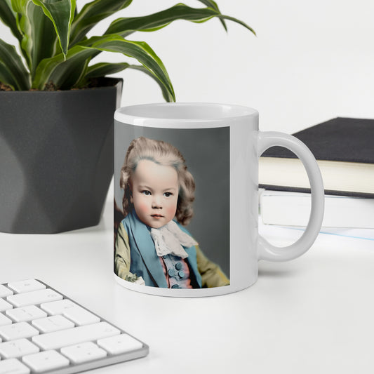 Mug / White Glossy / Portrait Johann Sebastian V