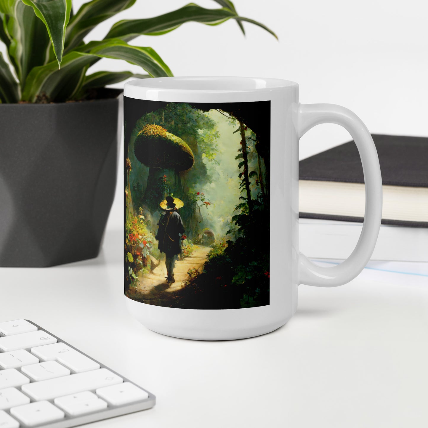 Mug / White Glossy / Fairytale Forest #2