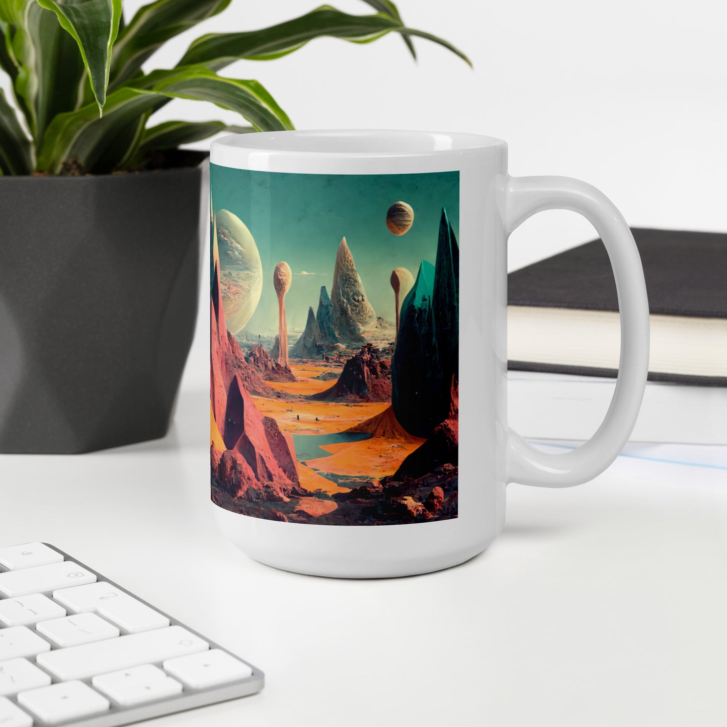 Mug / White Glossy / Exoplanet #3