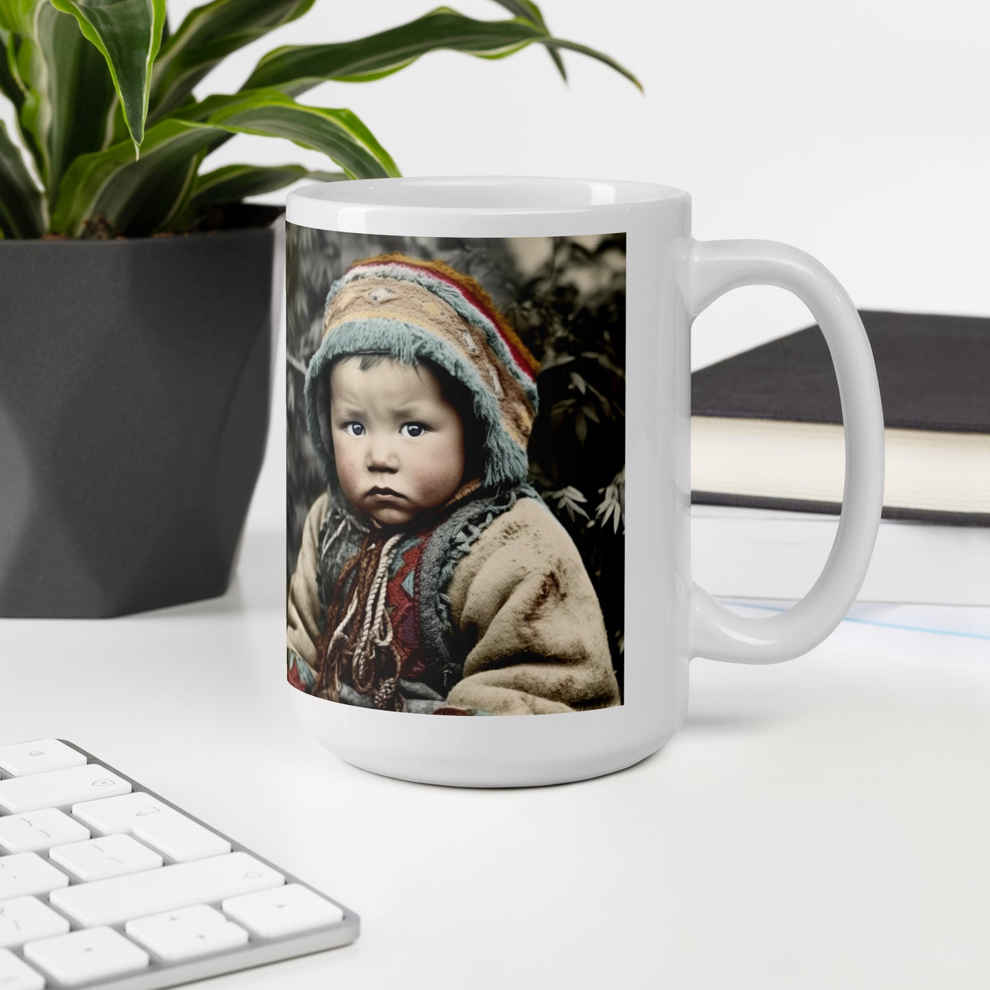 Mug / White Glossy / Portrait Koelbjerg Child I