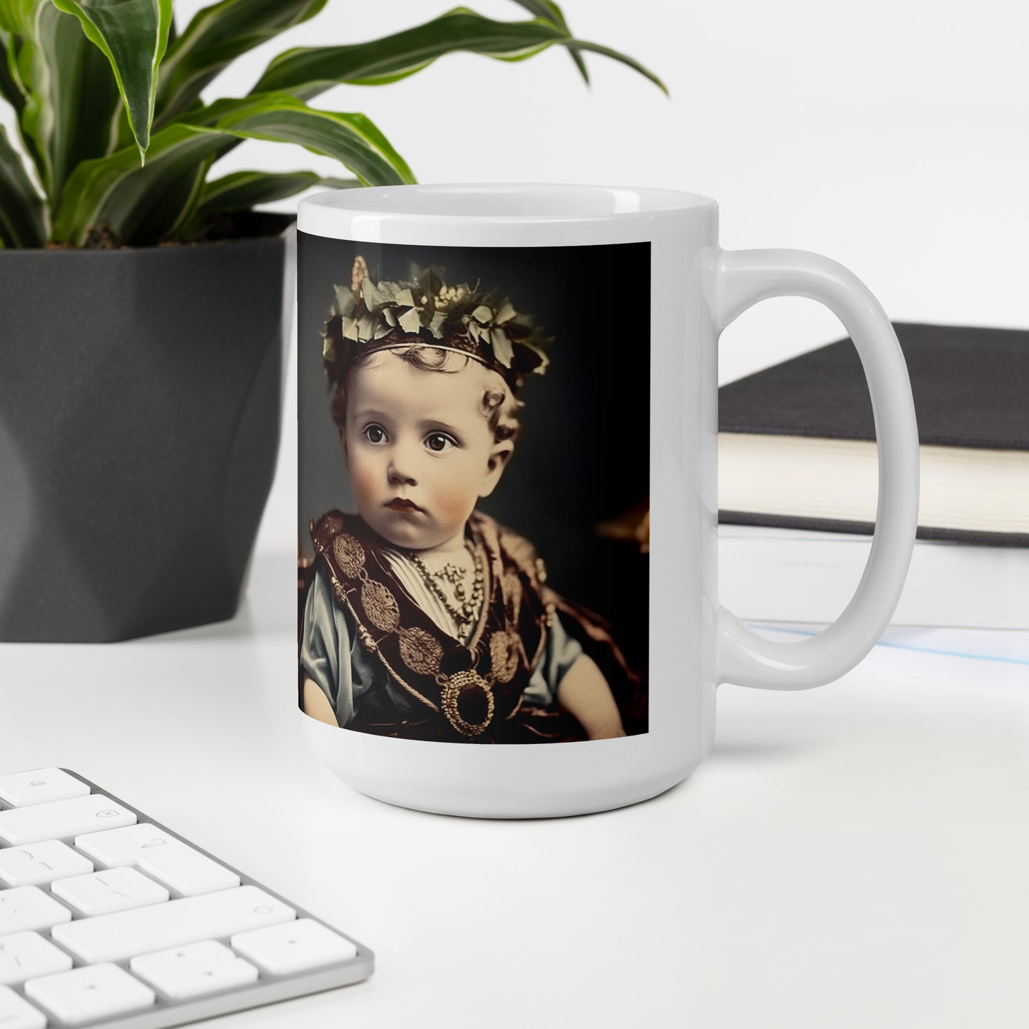 Mug / White Glossy / Portrait Gaius Julius I