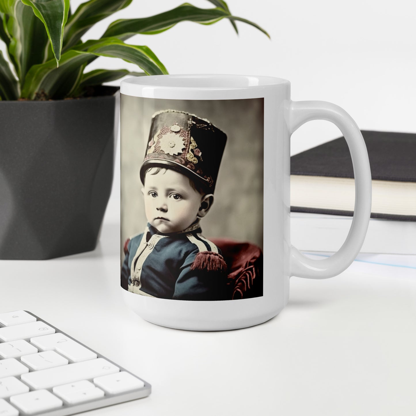 Mug / White Glossy / Portrait Napoleon Carlo III