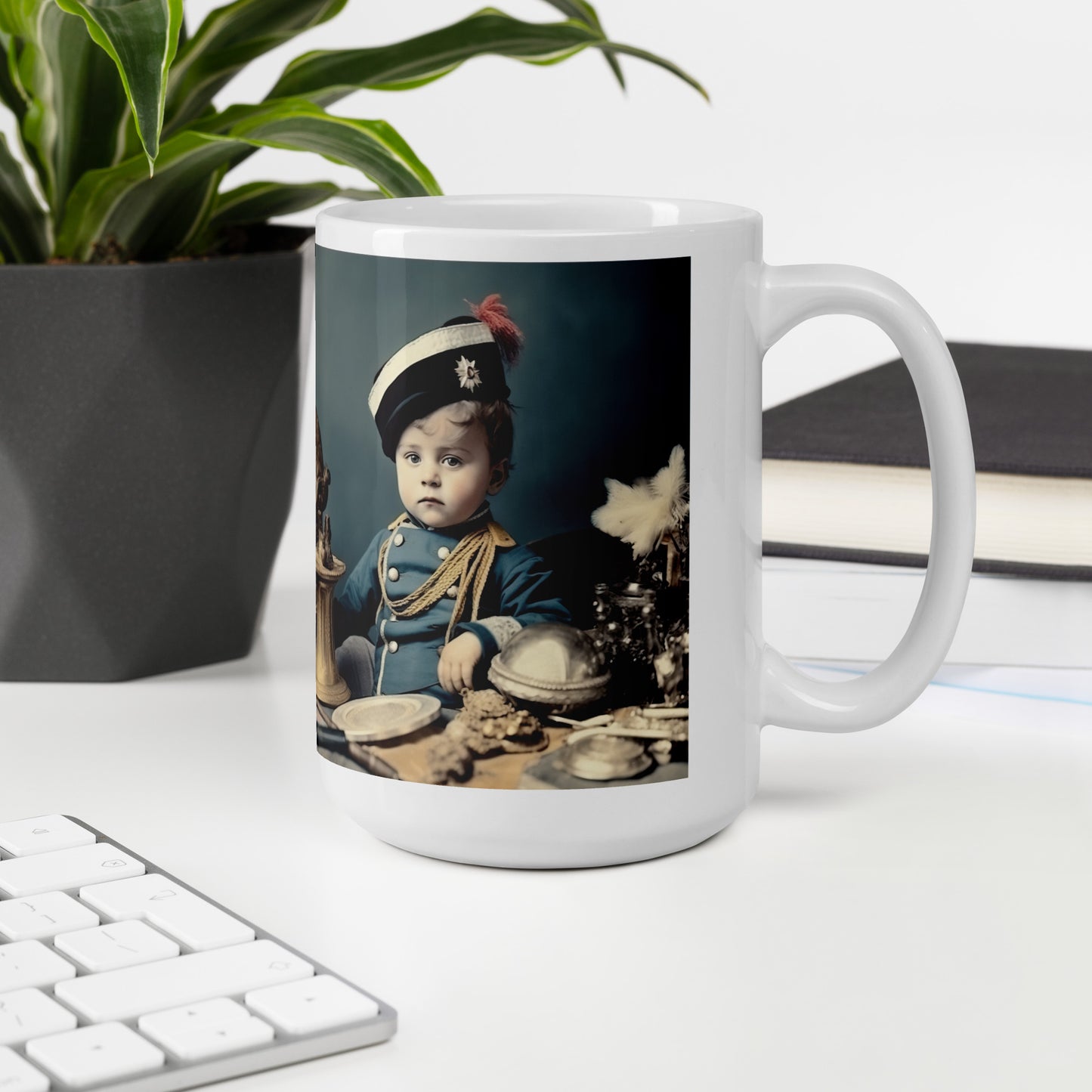 Mug / White Glossy / Portrait Napoleon Carlo VIII