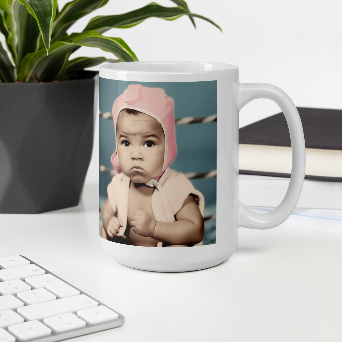 Mug / White Glossy / Portrait Cassius 'Muhammad' Marcellus III