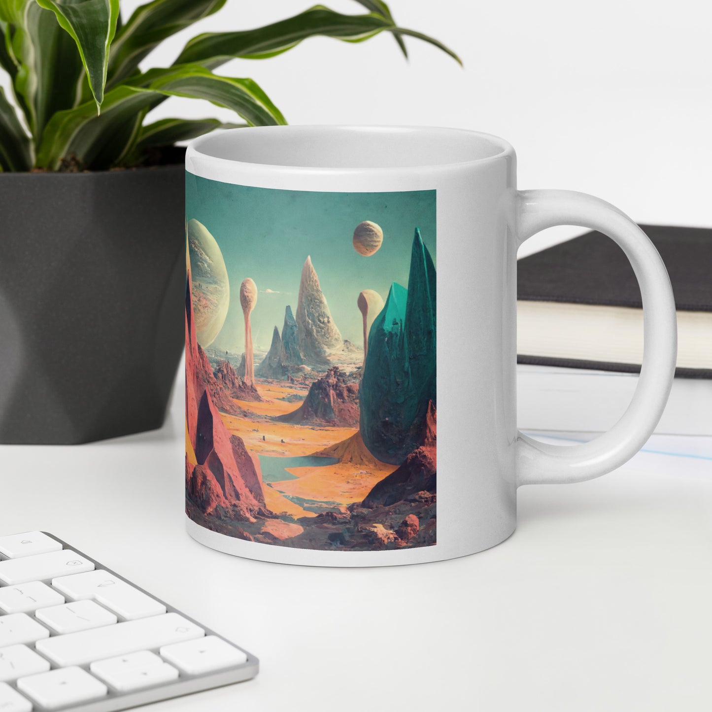 Mug / White Glossy / Exoplanet #3