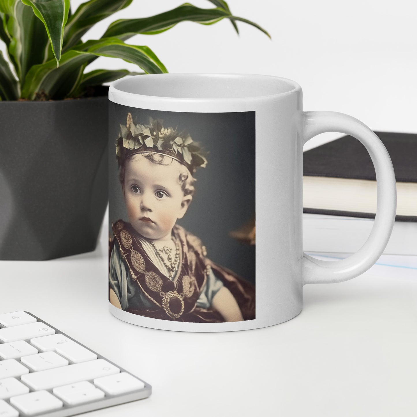 Mug / White Glossy / Portrait Gaius Julius I