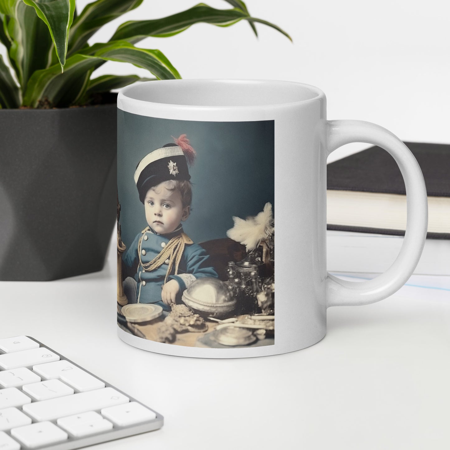 Mug / White Glossy / Portrait Napoleon Carlo VIII