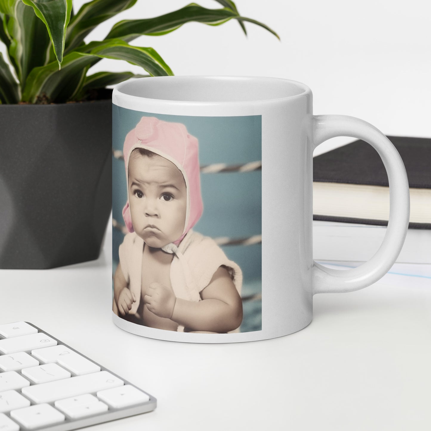 Mug / White Glossy / Portrait Cassius 'Muhammad' Marcellus III